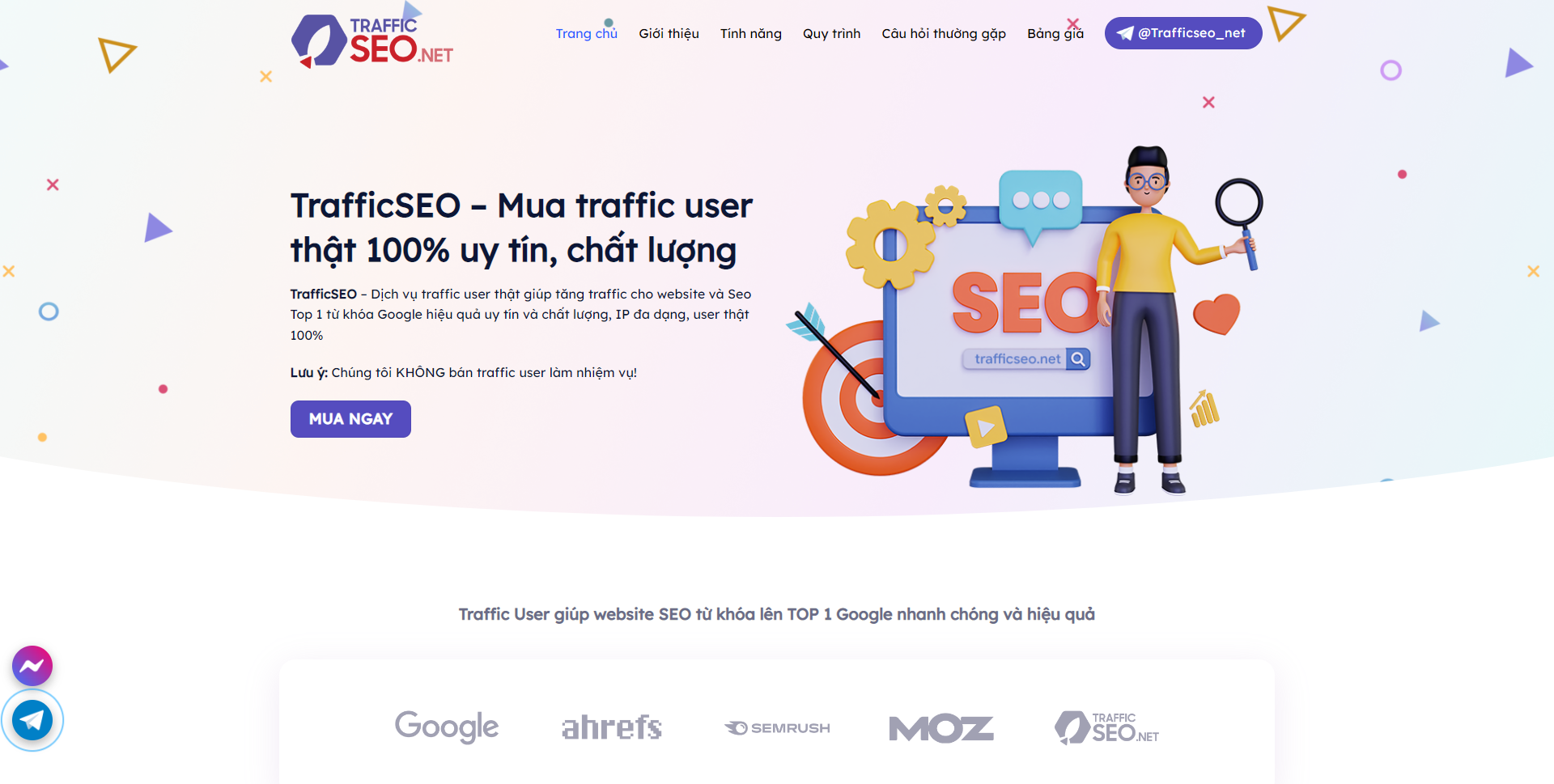 Dịch vụ tăng traffic tại TrafficSEO