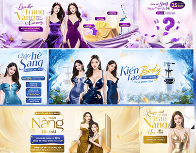 Key visual mảng Spa - thẩm mỹ. Nguồn Internet